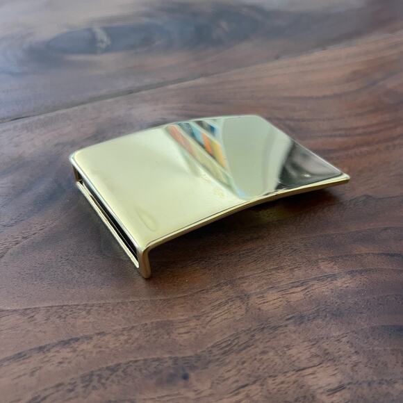 Vintage Belt Buckle USMC Vintage Gold Tone - Picture 1 of 7